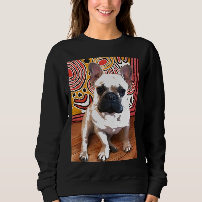 Sudadera Adorable cachorro de Bulldog francés (Anverso)