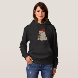 Sudadera Adorable fantasma blanco con gorro rojo de Hallowe