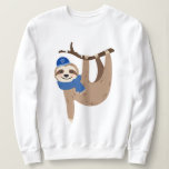 Sudadera Adorable Hanukkah Sloth<br><div class="desc">Diseño festivo personalizado de Hanukkah.</div>