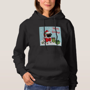 Sudadera Adorable Happy Holidays Navidades Pug Classic T-Sh