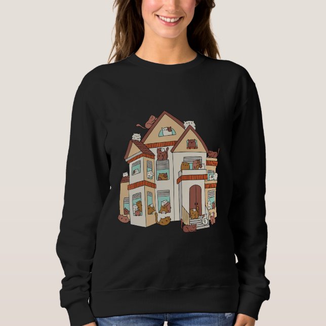 Sudadera Adorable House Cats in Cute Poses Cat  Cute Cats (Anverso)
