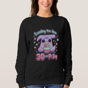 Sudadera Adorable Kawaii Cumpleaños 30 en el Día de Pi 