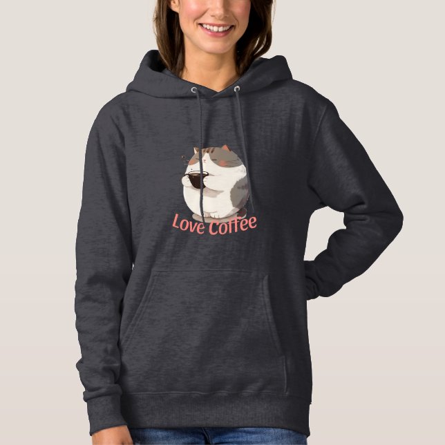 Sudadera Adorable Love Coffee (Anverso)