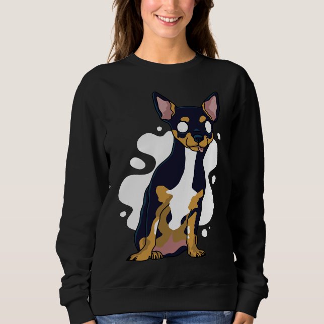 Sudadera Adorable Perro Chihuahua Gracioso Chihuahua (Anverso)