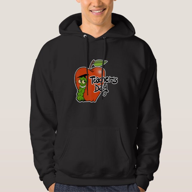 Sudadera Adorable Teacher's Day Apple Design - Perfect for  (Anverso)