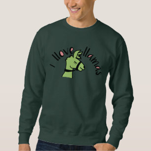 Sudadera Adorables Llama Love I Llove Llamas