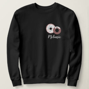 Sudadera Adorables Navidades rocian donuts de chocolate