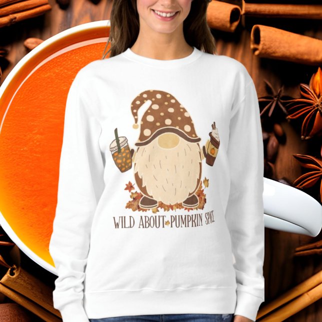 Sudadera adoradores de las especies de calabaza lindas gnom (Subido por el creador)