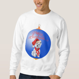 Sudadera Adorno de Navidad Westie