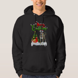 Sudadera Adornos de Navidad Santa Perro Galgo Italiano Chri
