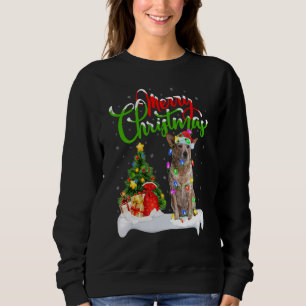 Sudadera Adornos de Navidad Santa Perro Ganadero Australian