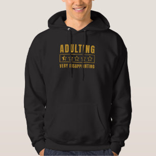 Sudadera Adulto 1 estrella divertido juego de palabras sarc