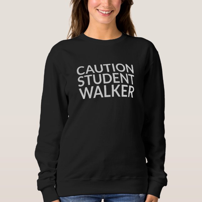 Sudadera Adulto estudiante Walker Leg Amputee (Anverso)