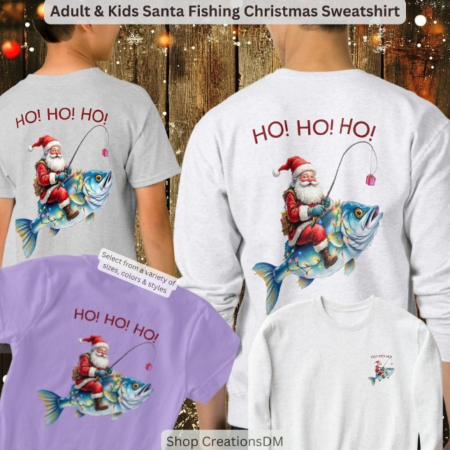 Sudadera Adultos y niños Navidades de la Santa Pesca (Subido por el creador)