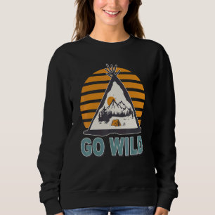 Sudadera Adve al aire libre del Camping Retro Wild Vintage