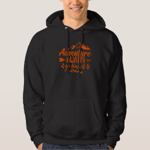 Sudadera Adventure Awaits Go Find It Women's Graphic Tees M