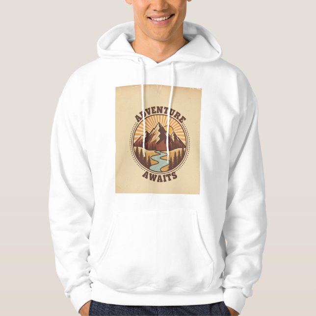 Sudadera Adventure Awaits Outdoor  (Anverso)