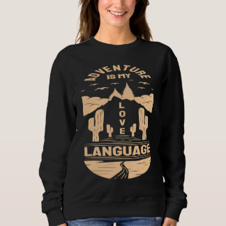 Sudadera Adventure is My Love Language  Camp Graphic Plus S