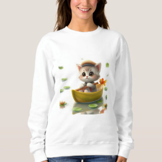 Sudadera Adventurous Kitten Bote Sweatshirt