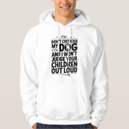 Sudadera Advertencia del propietario del perro