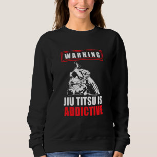 Sudadera Advertencia: Jiu Jitsu es adictivo - Marcial brasi