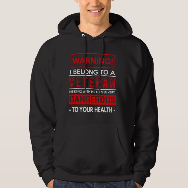 Sudadera Advertencia Peligrosa (Anverso)
