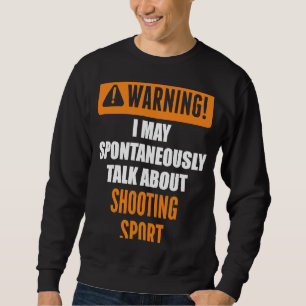 Sudadera Advertencia Puedo Hablar Espontáneamente Sobre Dis