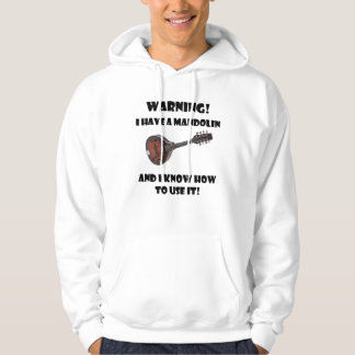 Sudadera ¡Advertencia! Tengo una mandolina