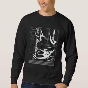 Sudadera Aéreos de circo solo pasando el rato artista de tr