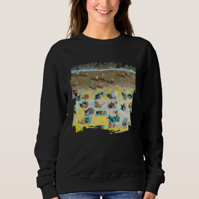 Sudadera Aerial Beach People (Anverso)