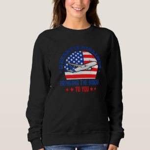 Sudadera Aerolíneas DeSantis Meme político bandera de EE.