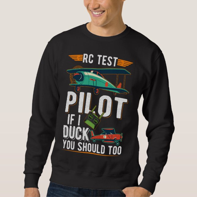 Sudadera Aeronave divertida del RC Pilot Witcraft (Anverso)
