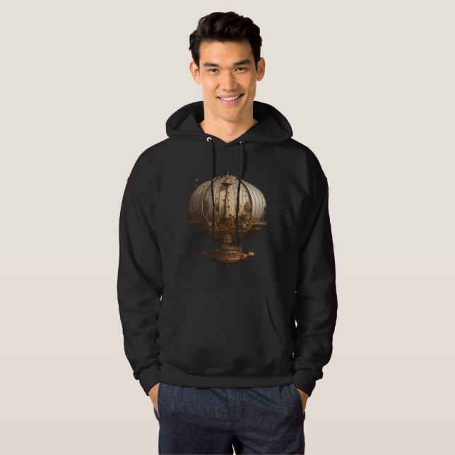 Sudadera Aeronave SteamPunk (Anverso completo)