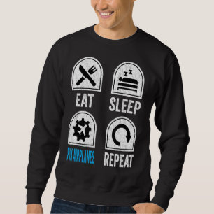 Sudadera Aeronaves de Fijación del Sueño Repitiendo Mecánic