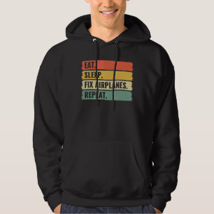 Sudadera Aeronaves de Fijación del Sueño Repito Mecánico De