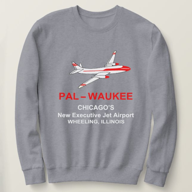 Sudadera Aeropuerto de Palwaukee, Wheeling, Illinois (Anverso del diseño)
