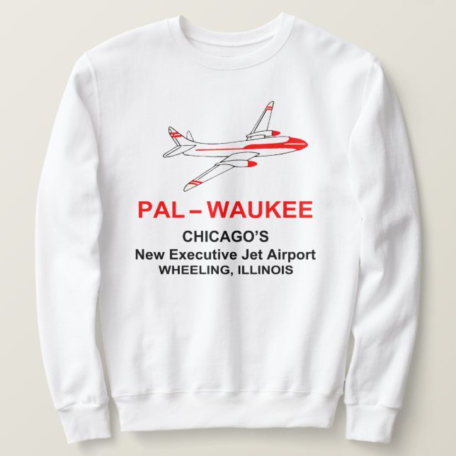Sudadera Aeropuerto de Palwaukee, Wheeling, Illinois (Anverso del diseño)