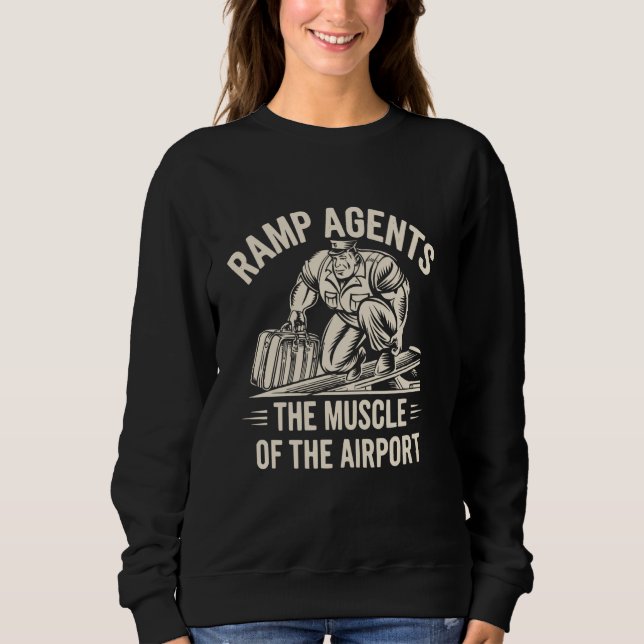 Sudadera Aeropuerto de Ramp Agent (Anverso)
