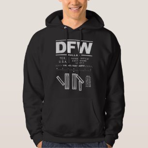 Sudadera Aeropuerto Internacional de Dallas Fort Worth