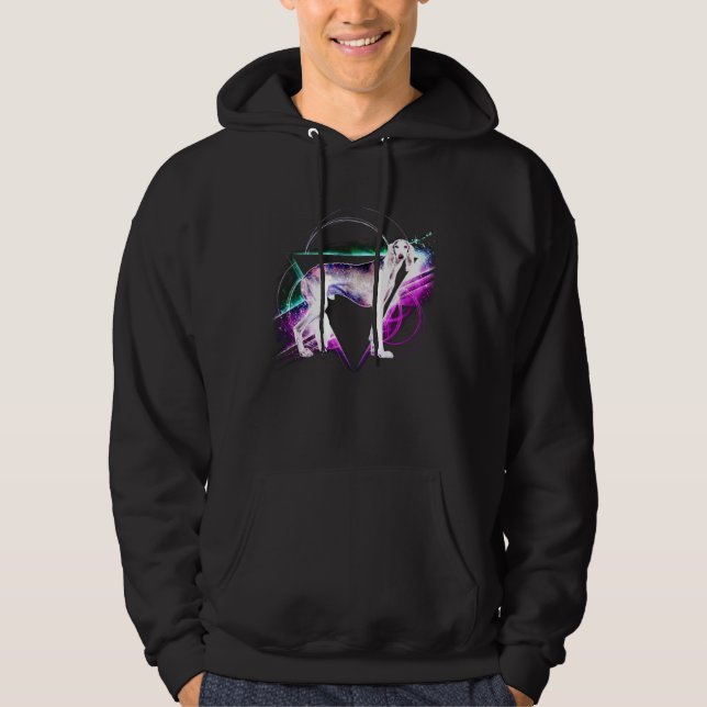 Sudadera Aesthetic Galaxy Saluki (Anverso)