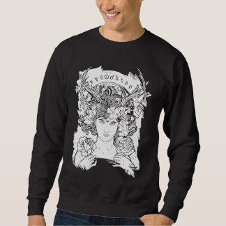 Sudadera Aesthetic Occult Witch Witchcraft Flowers Roses Wo