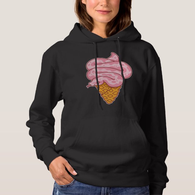 Sudadera Aesthetic Pink Snake Ice Cream (Anverso)
