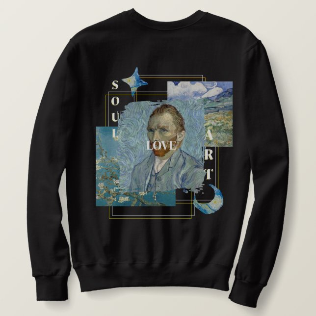 Sudadera Aesthetic Vincent Van Gogh  (Reverso del diseño)
