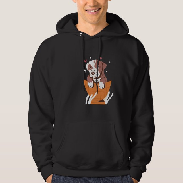 Sudadera Afectuoso Cachorro De Toro (Anverso)