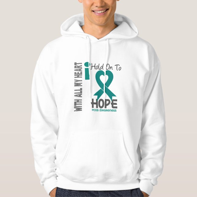 Sudadera Aferrar de PCOS I a la esperanza (Anverso)