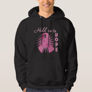 Sudadera Aférrese para esperar - al cáncer de pecho
