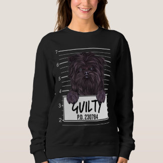 Sudadera Affenpinscher Mugshot Guilty Dog