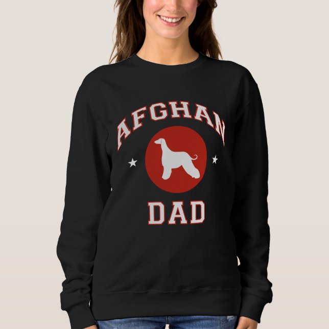 Sudadera Afghan Hound Dad (Anverso)