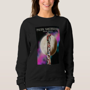 Sudadera Afiche de viajes al noroeste del Pacífico