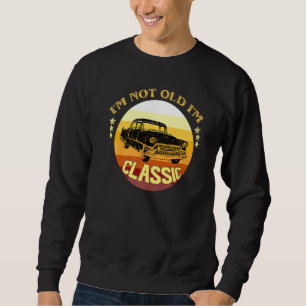 Sudadera Aficionado de Autos Antiguos No Soy Viejo Soy un C
